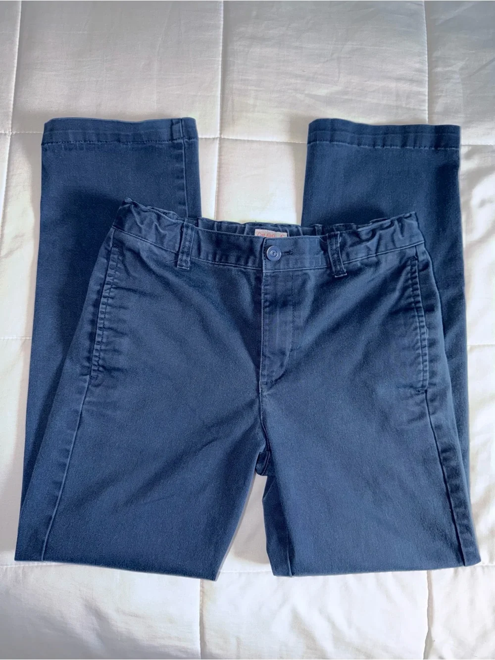 Cat & Jack Boys Classic Navy Chino Pants - 14